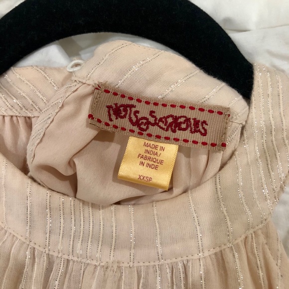 Anthropology notsoserious peachcream dress - Picture 4 of 11